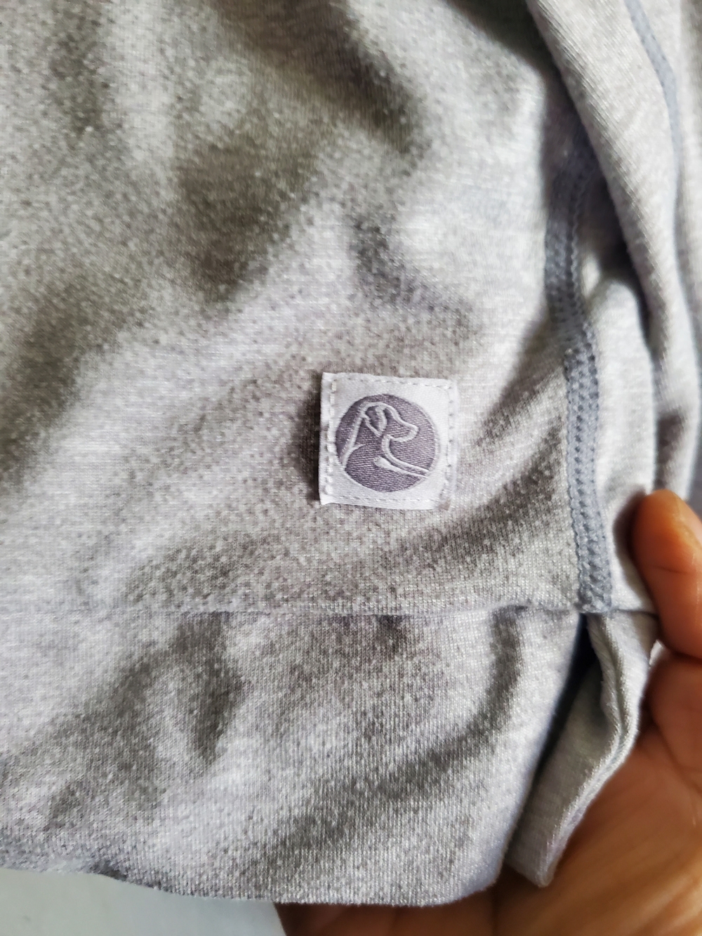 Rhoback Light Gray Women' s Pullover Hoodie - Picture 4 of 7